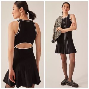 Anthropologie Sleeveless Pointelle Sweater Dress